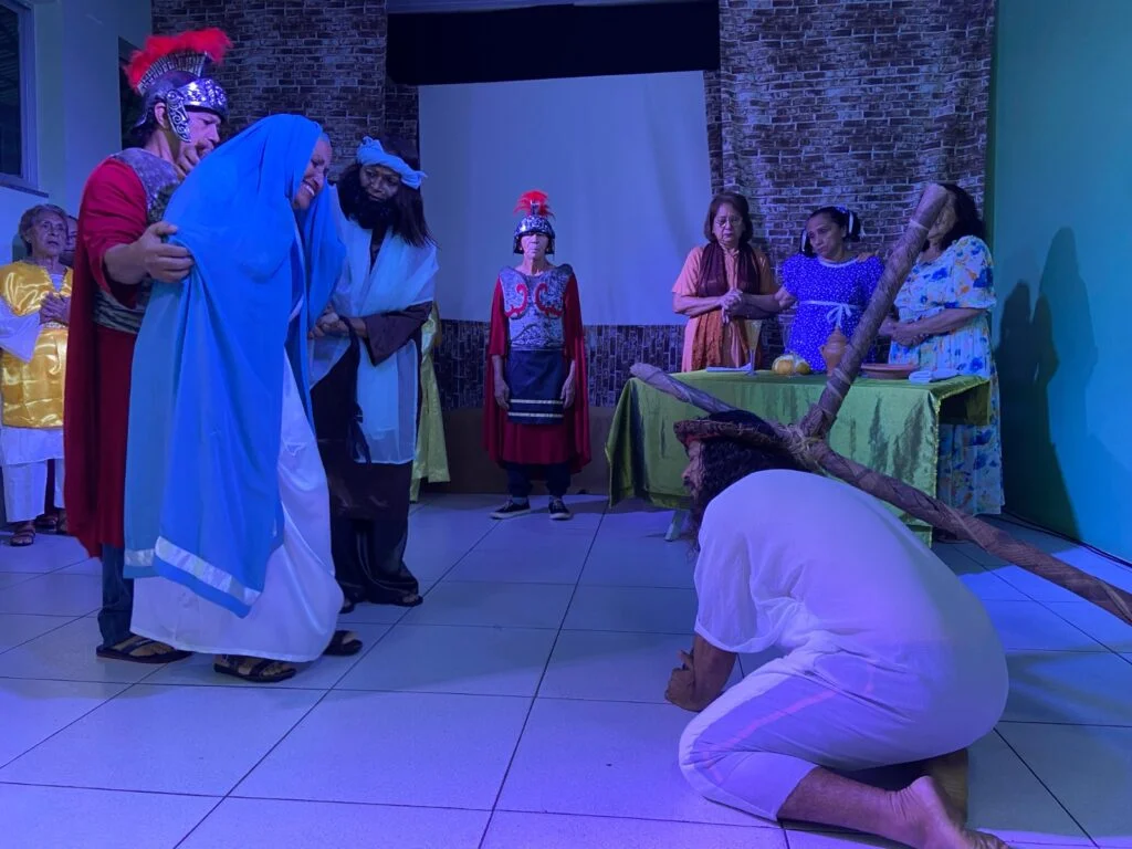 Semana Santa:Grupo de Teatro da FUnATI apresenta ‘Paixão de Cristo’
