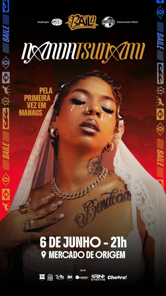 Nanda Tsunami realiza show em Manaus no Mercado de Origem