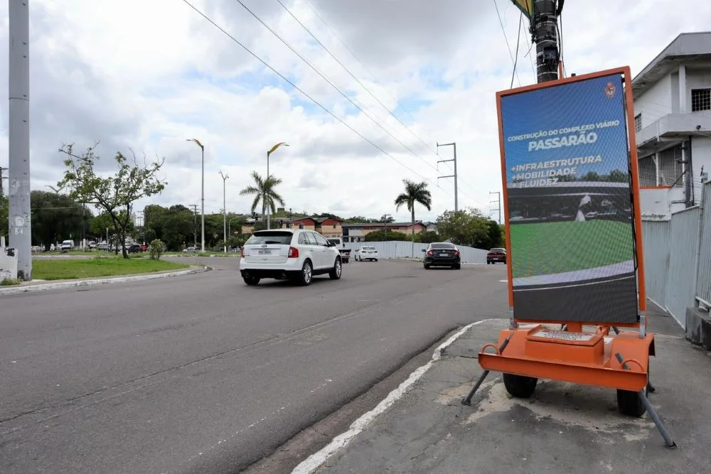 Avenida Coronel Teixeira terá interdição parcial para obra de viaduto
