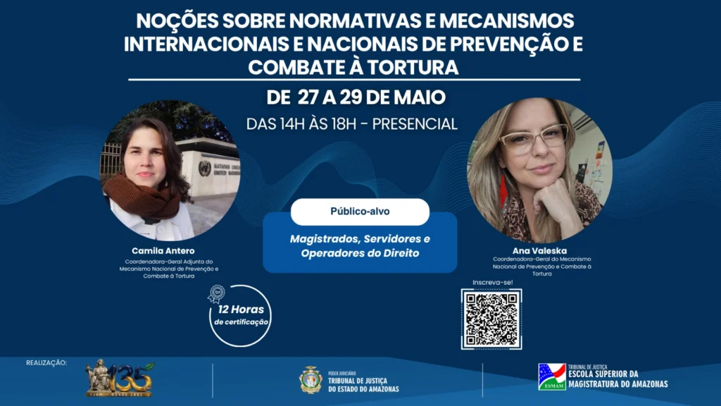 Esmam abre inscrições para curso de prevenção à tortura