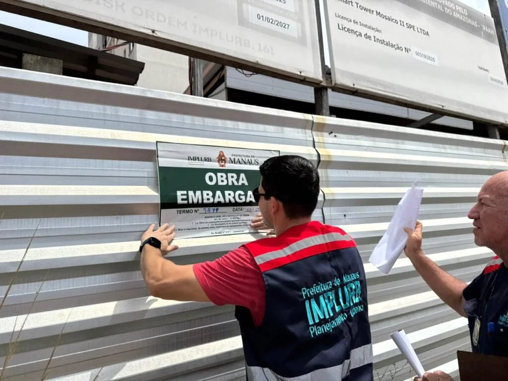 Prefeitura embarga obra no Parque Mosaico após morte acidental