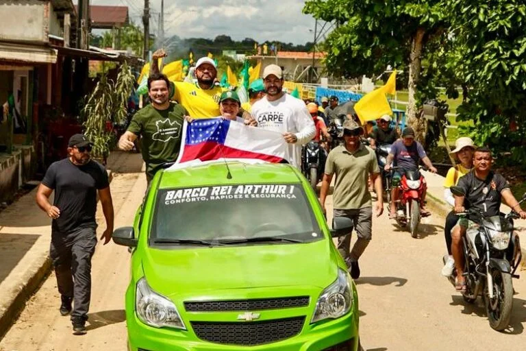Capitão Alberto Neto percorre o Alto Solimões atrás de eleitores