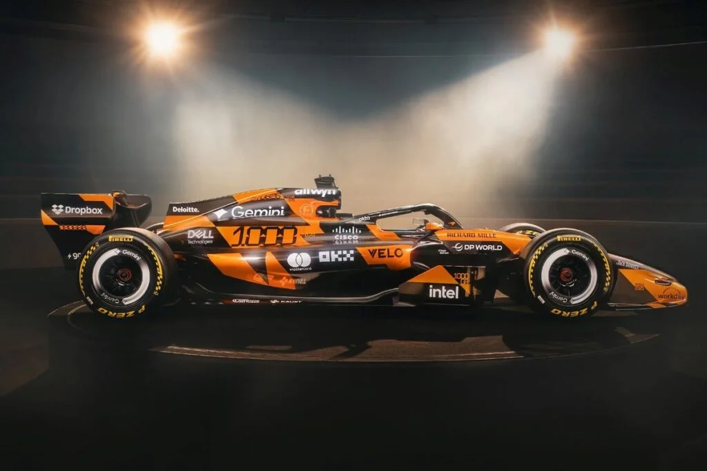 McLaren celebra 1000º GP com pintura especial