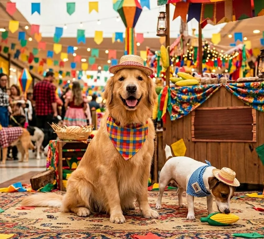Arraial Pet:vacinação gratuita, adoção e desfile no Shopping Manaus ViaNorte