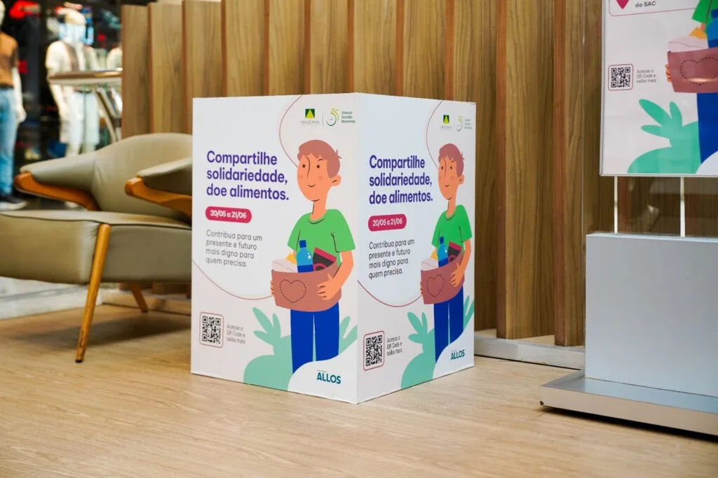 Campanha nacional arrecada alimentos até 21 de junho em Manaus