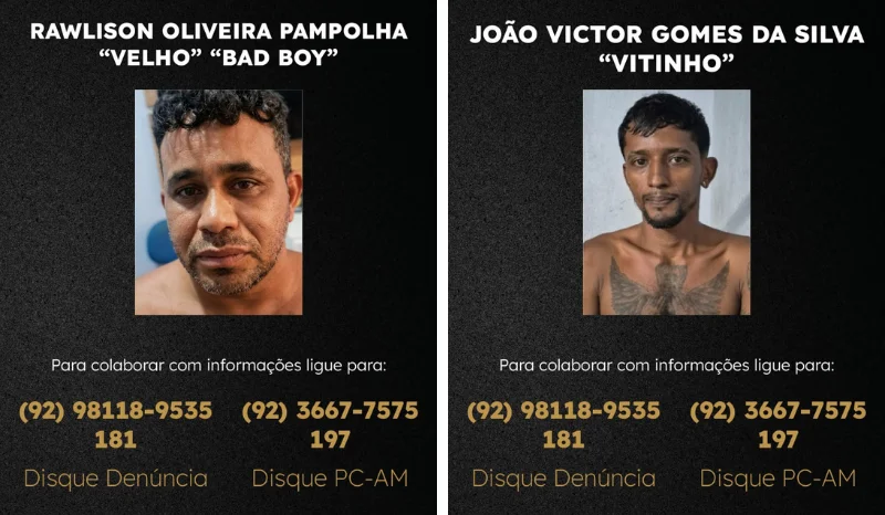 Dupla suspeita de assassinar comerciante em Manaus é procurada