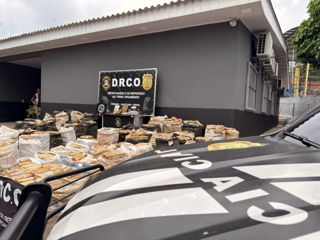 Balanço: polícia apreende 4,1 toneladas de drogas e 800 prisões em um mês no Amazonas