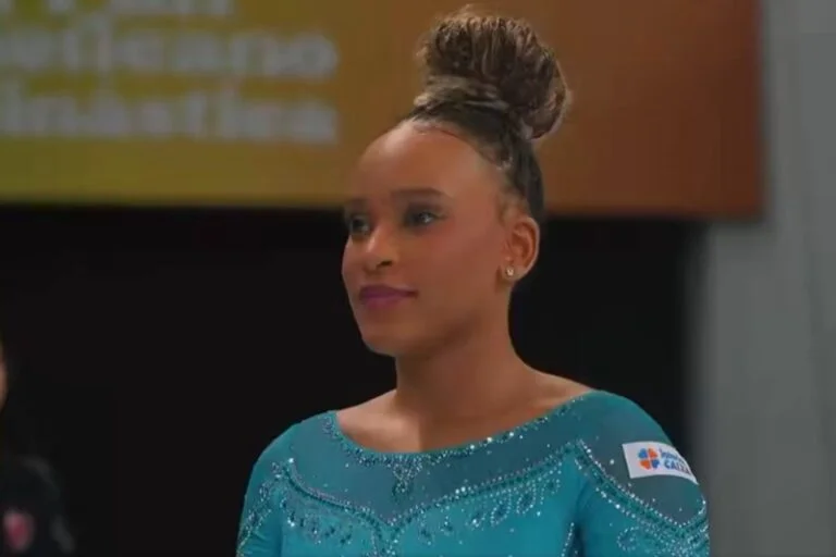 Rebeca Andrade leva ouro no salto do Pan-Americano do Rio