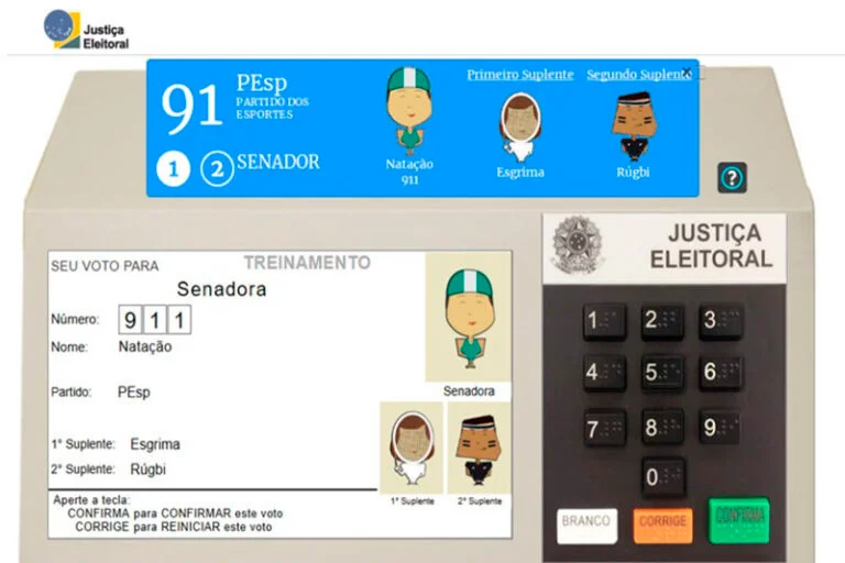 Urna terá nomes extras para duas vagas de senador nas eleições
