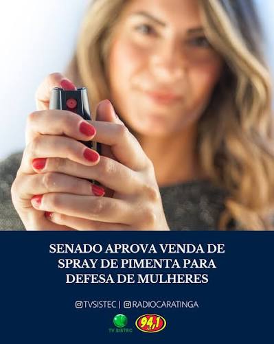 Lei que autoriza venda de spray de pimenta para mulheres entra em vigor nesta sexta-feira