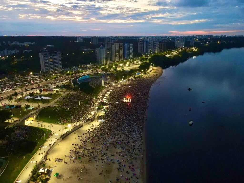 “Amanhecer Manaus” será na Praia da Ponta Negra