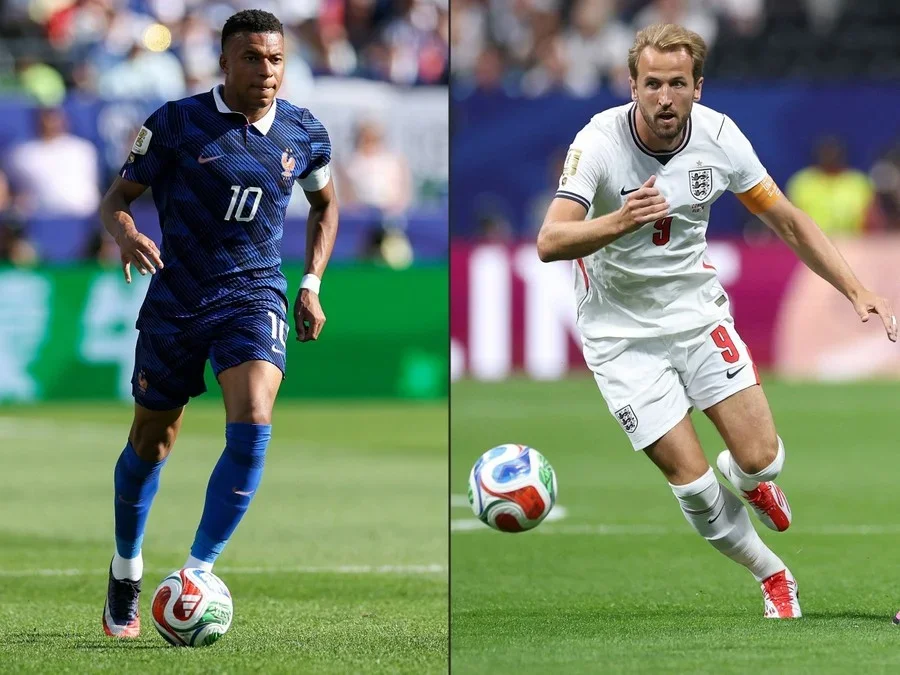 França e Inglaterra na disputa de terceiro lugar da Copa
