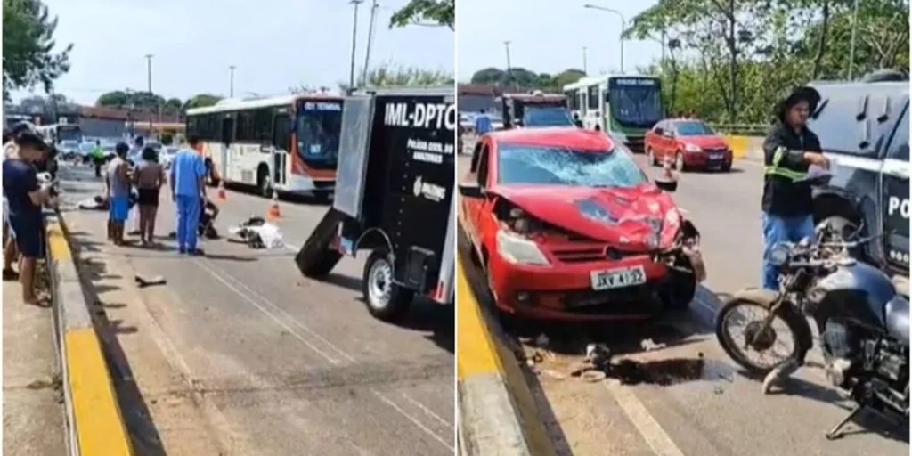 Fim de semana violento: trânsito deixa cinco mortos em Manaus