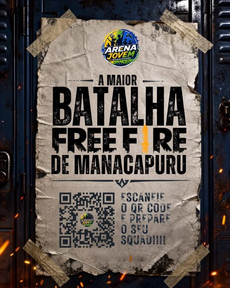 Arena Jovem, em Manacapuru com torneio de Free Fire