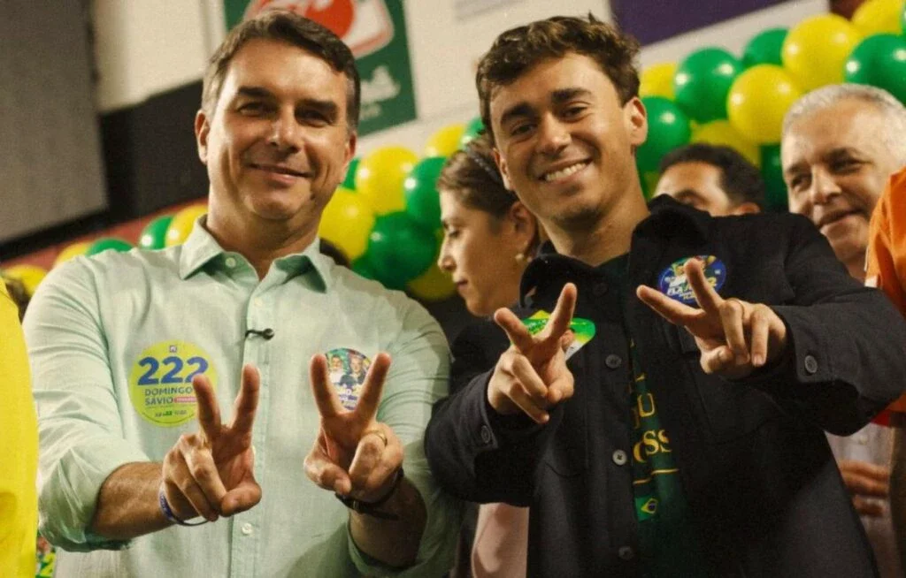 Flávio Bolsonaro e Nikolas Ferreira farão ato político em Manaus